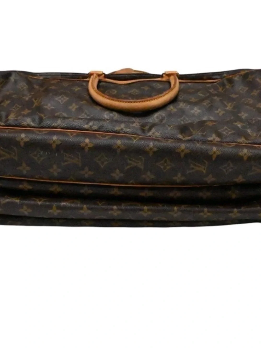 #62. Louis Vuitton Brown Monogram Alize 3 Poches